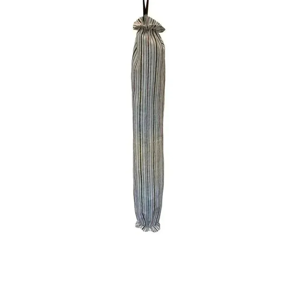 Handmade Plastic Bag Holder- Multicolor Striped